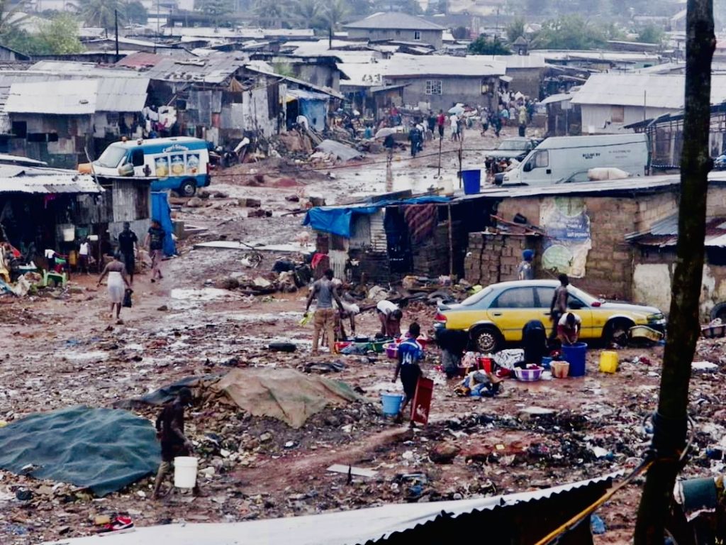 community rebuilding after flood