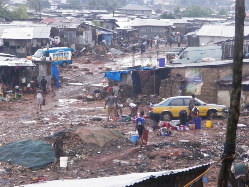 Disaster relief in Sierra Leone